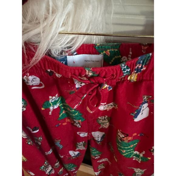 Old Navy Family Christmas Pajamas 1 XS, 1 XL Matching Flannel Pets Print 2 Pair - Picture 7 of 8
